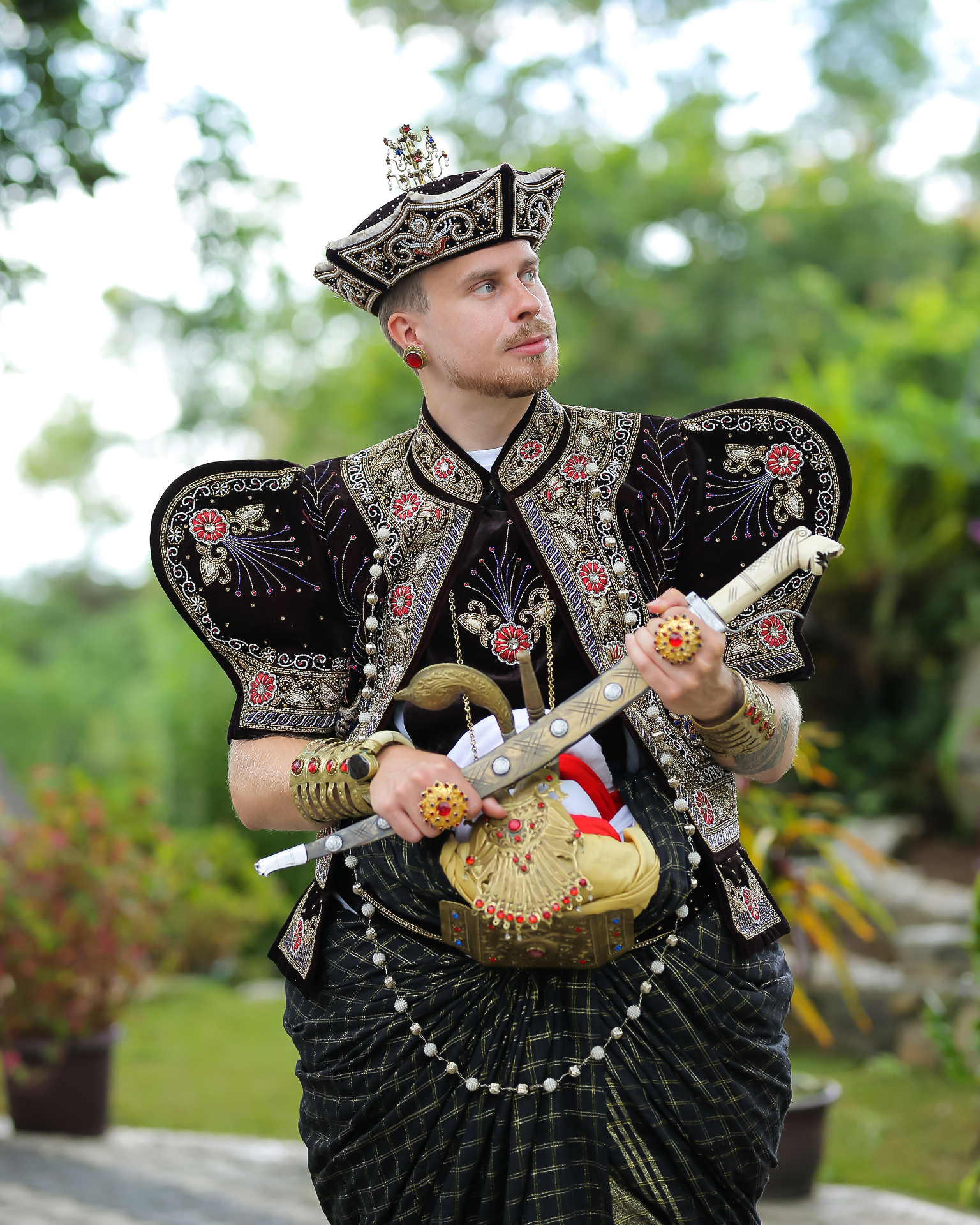 Traditional Sri Lankan groom